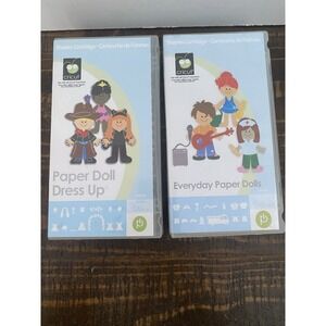 Cricut Paper Doll Dress Up & Everyday Paper Dolls Cartridges EUC